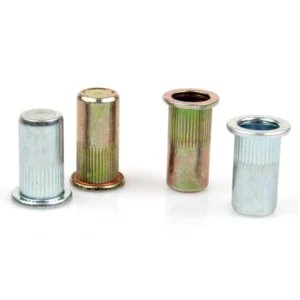 Rivet Nuts Flat Head Knurled Body Close End FH-KBC Carbon Steel Main Image