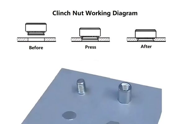 alt with clinch nut installation