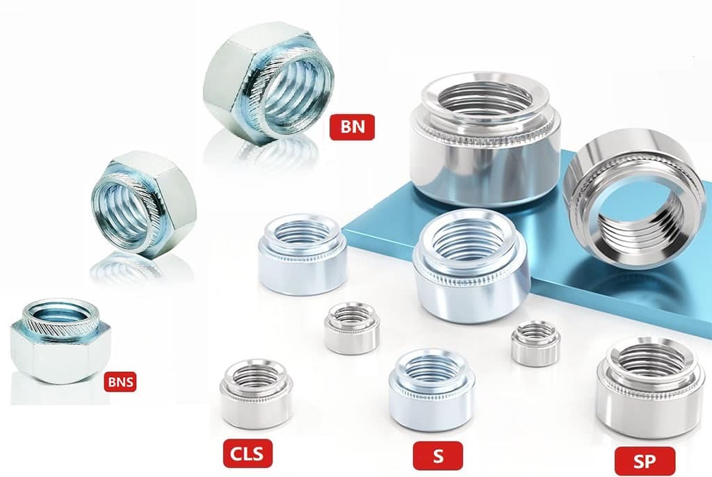 alt with clinch nut types