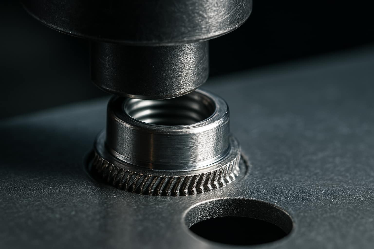alt with clinch nut installation process