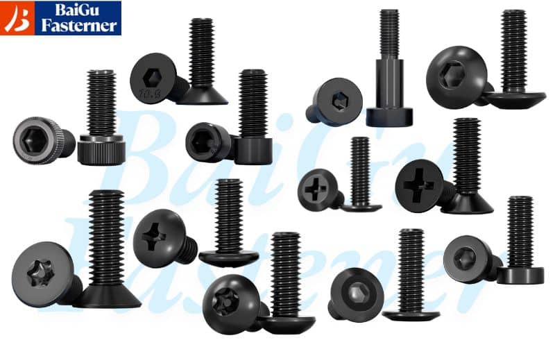 Carbon steel machine screw