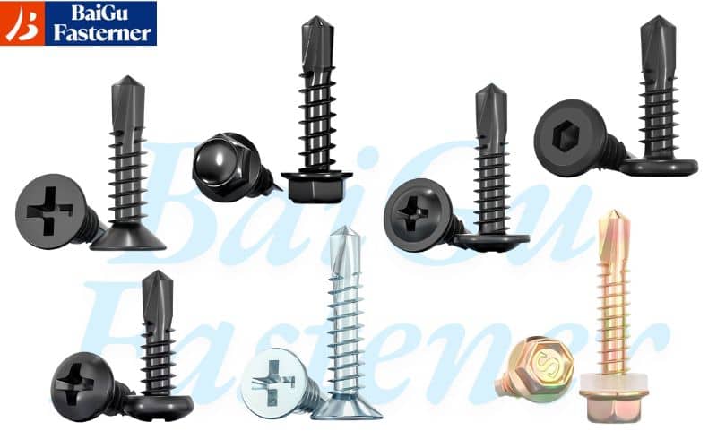 carbon steel self drilling screw