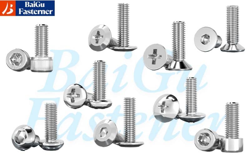 stainless steels machine screw
