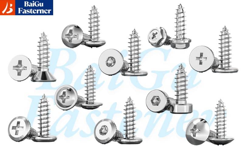 stainless steels self tapping screw