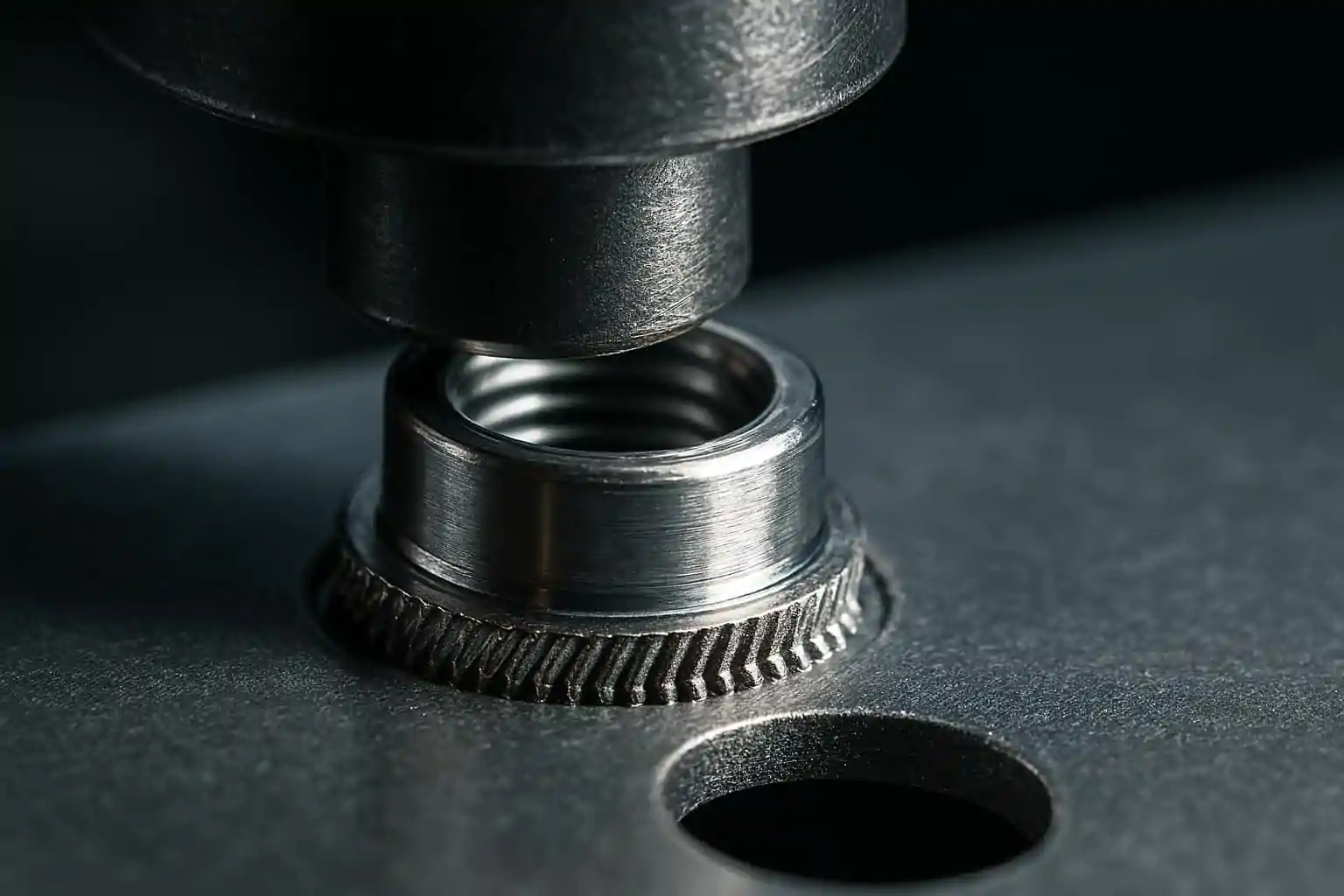 alt with clinch nut installation process